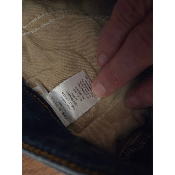 Rag Bone Womens Jasper Skinny‎ Jeans Dark Wash Raw Hem Size 27 - Picture 8 of 8